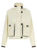 Ferragamo White Linen Full-Length Jacket