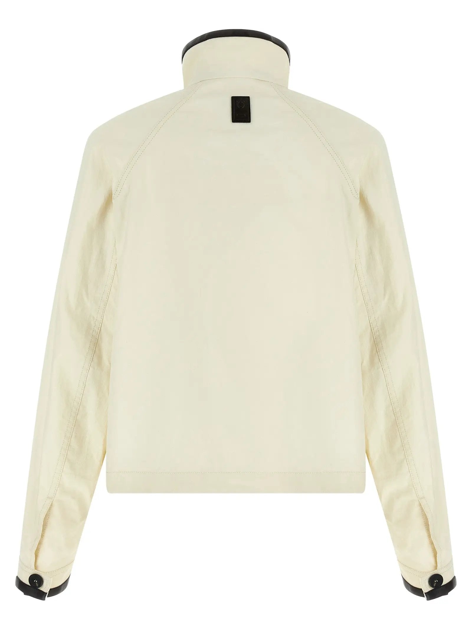 Ferragamo White Linen Full-Length Jacket