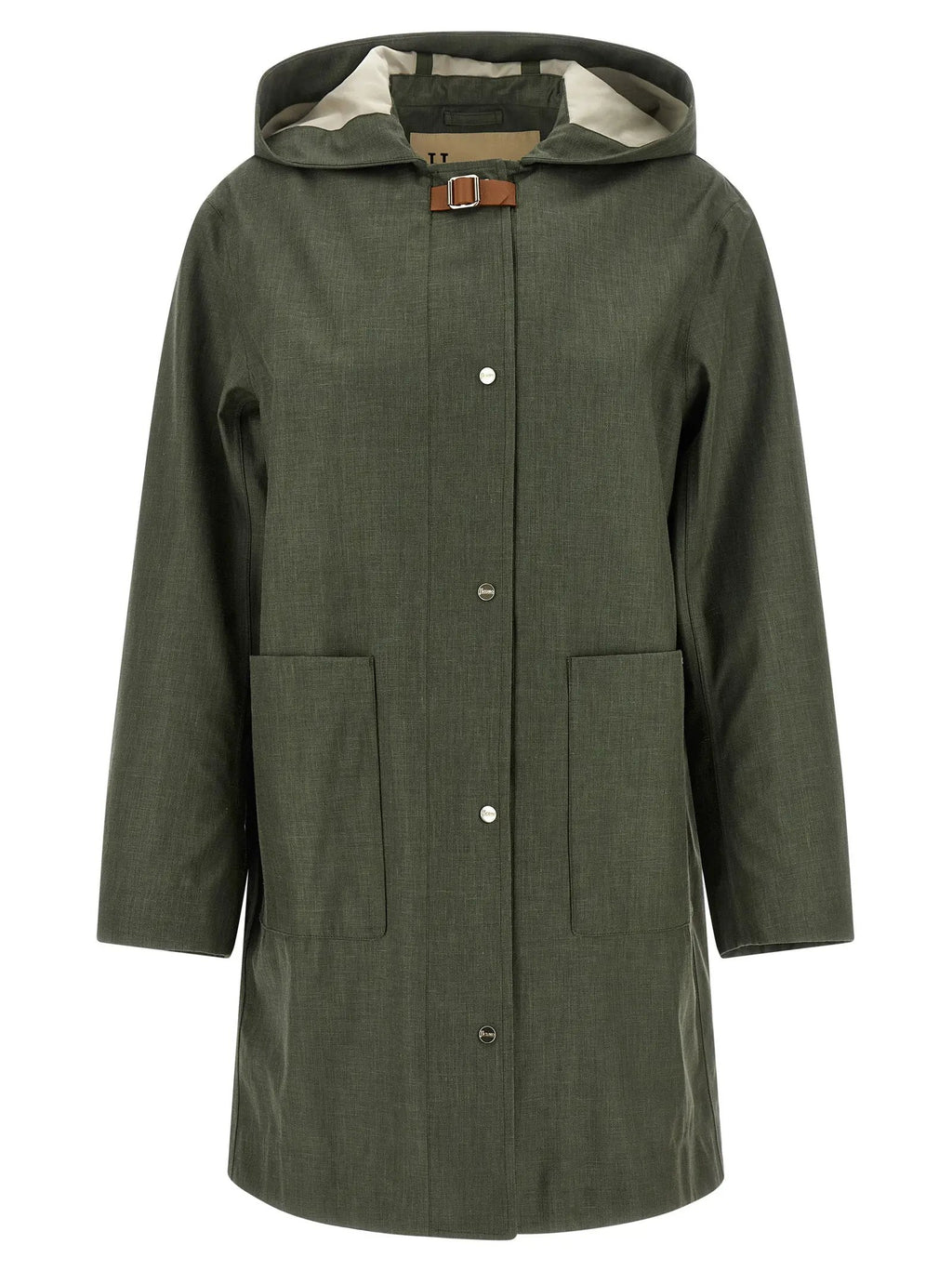 Herno Bicolor Linen Coat