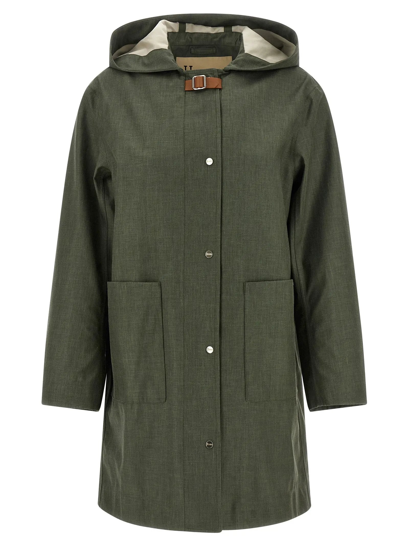 Herno Bicolor Linen Coat