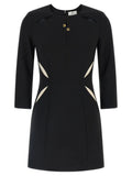 Elisabetta Franchi Bicolor Polyester Short Dress