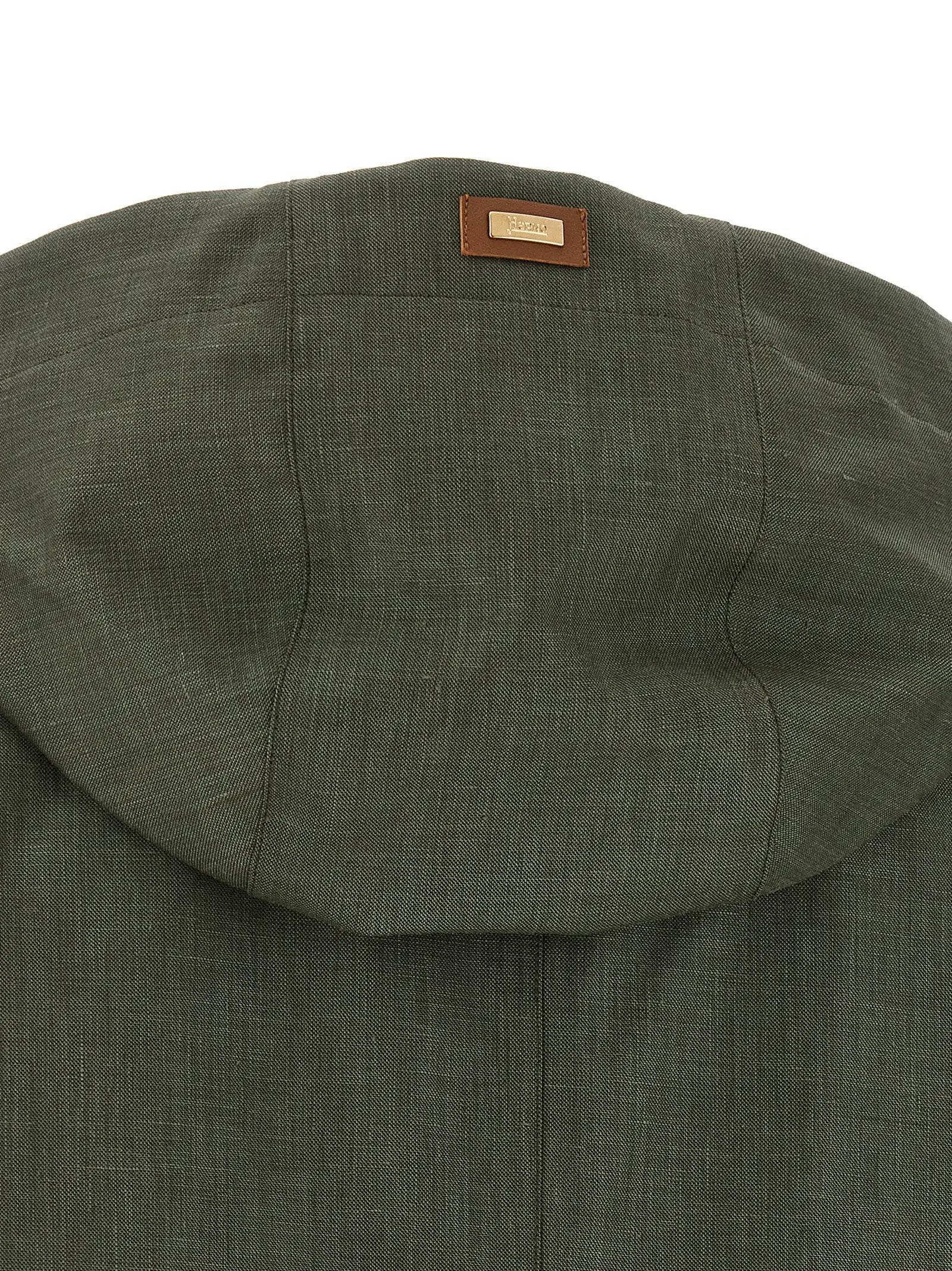 Herno Bicolor Linen Coat