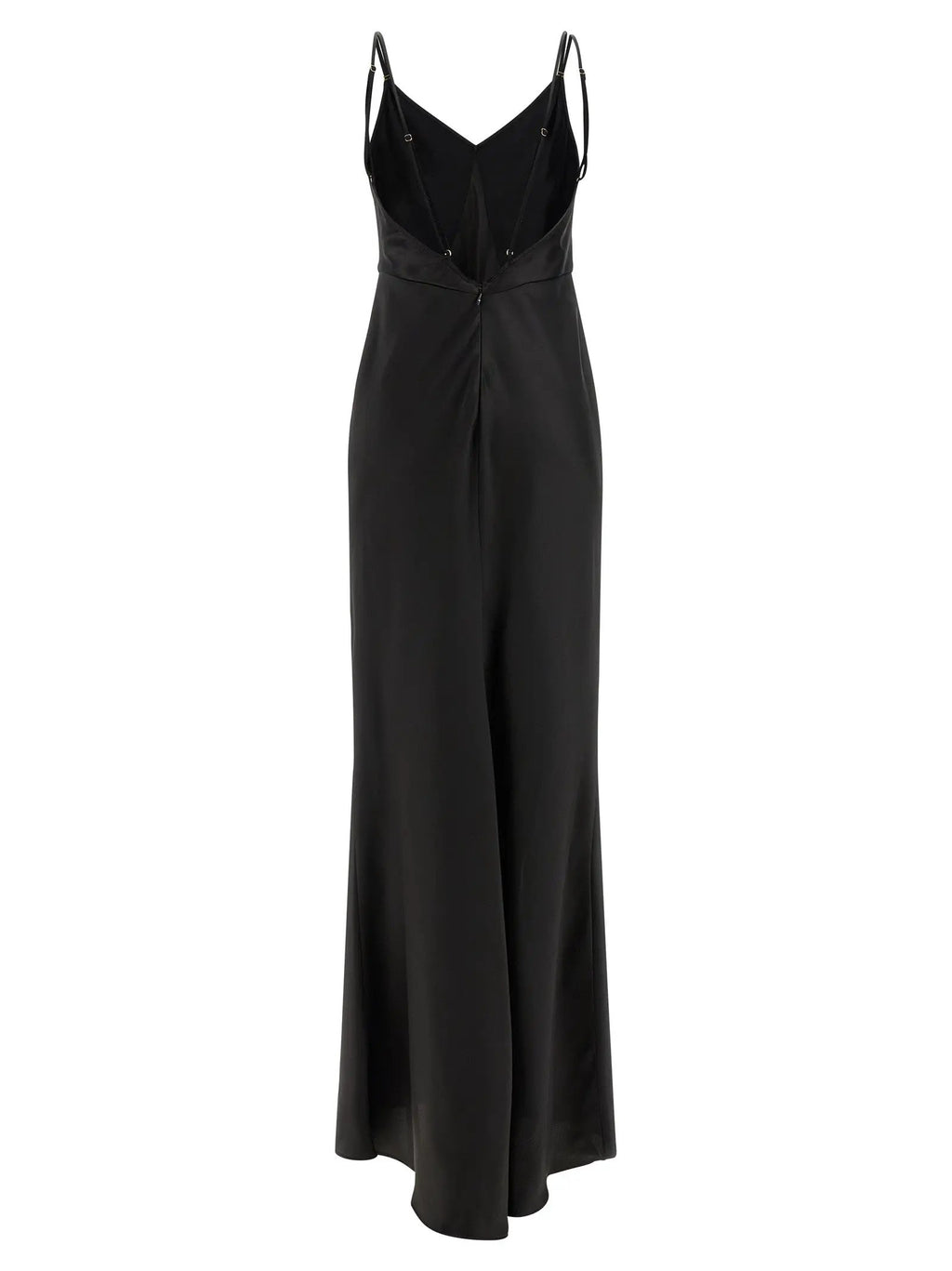 Elisabetta Franchi Black Polyester Long Dress