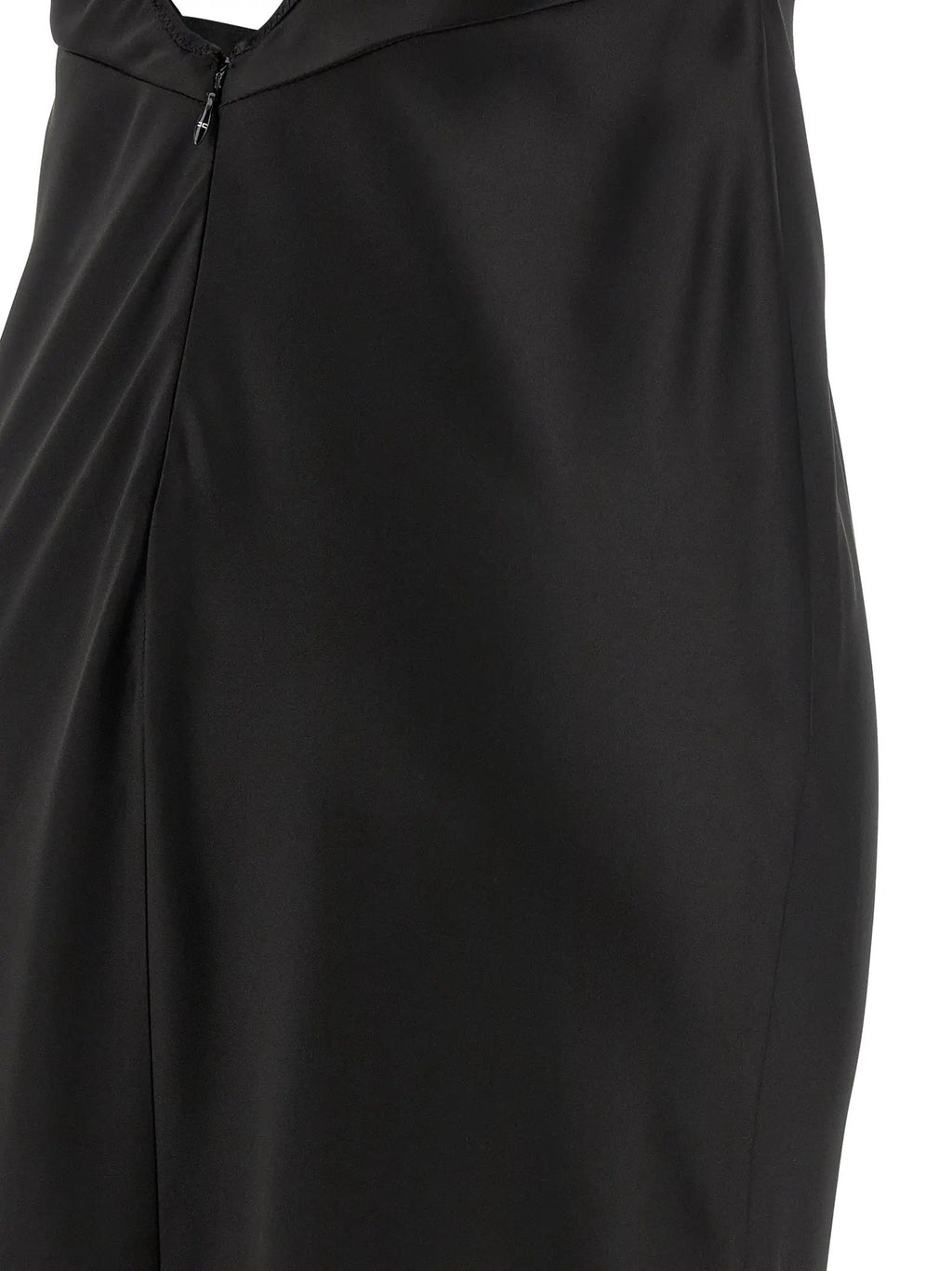 Elisabetta Franchi Black Polyester Long Dress