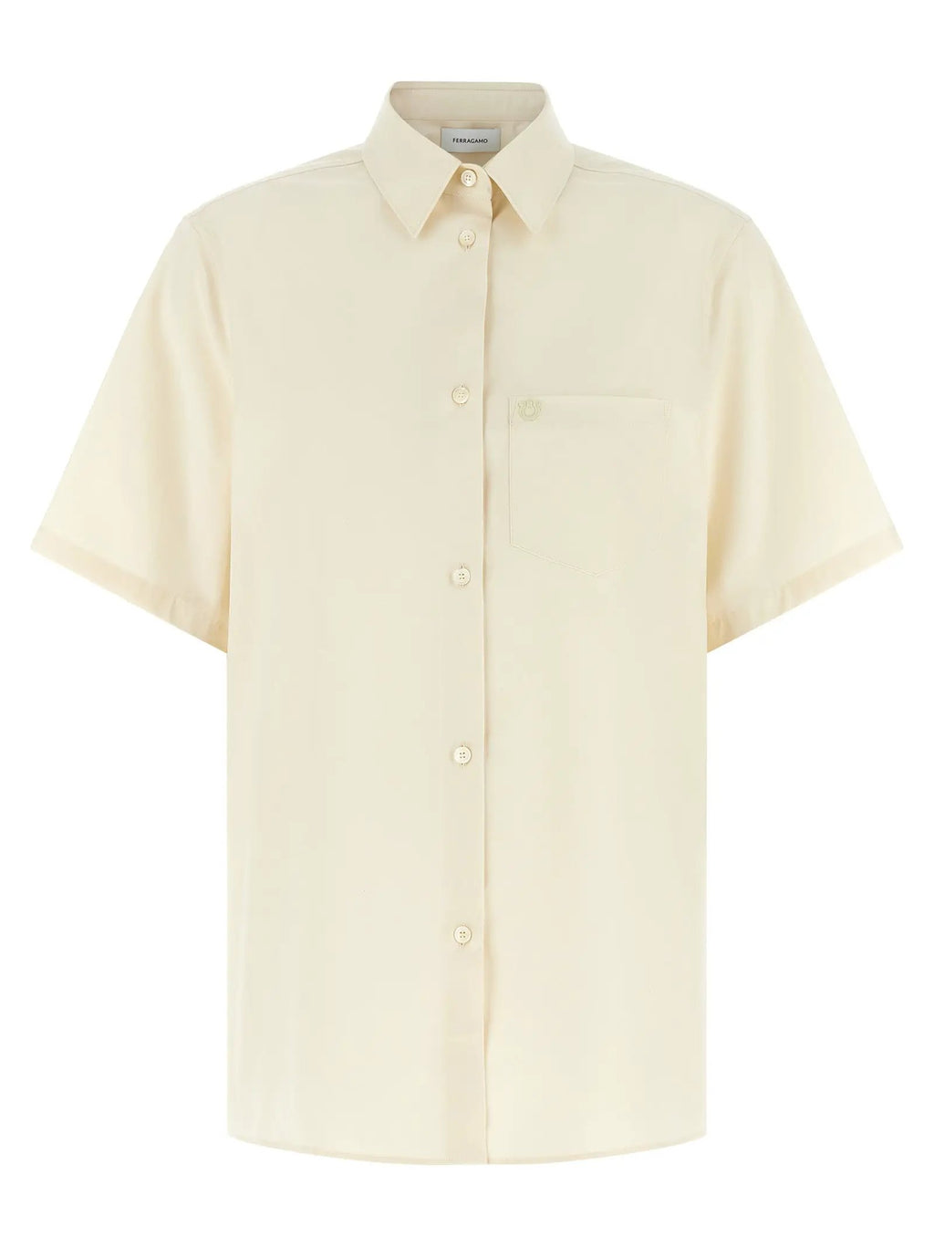 Ferragamo Beige Cotton Blouse