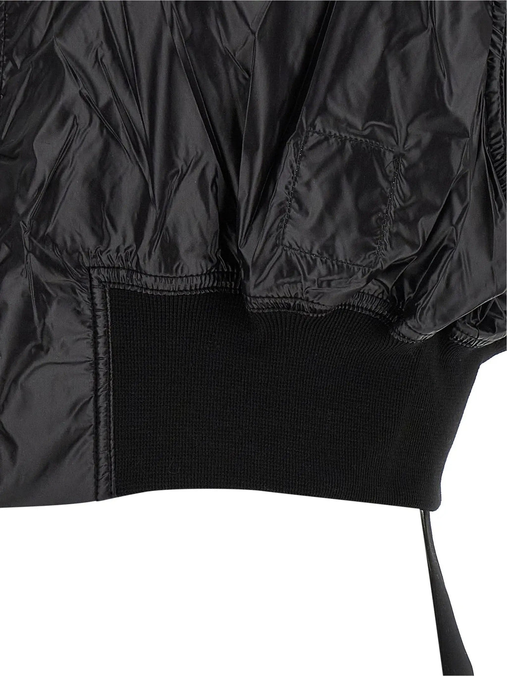 DRKSHDW Black Nylon Sleeveless Jacket