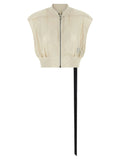 DRKSHDW Beige Nylon Sleeveless Jacket