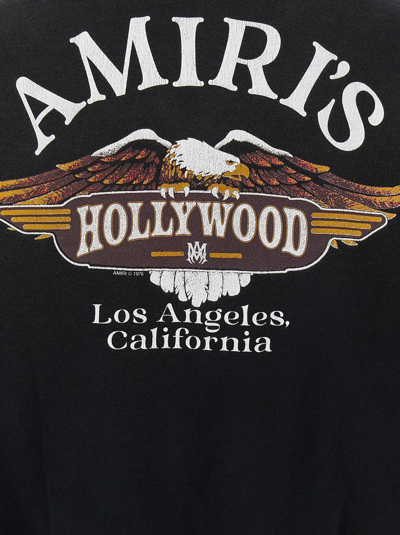 Amiri Black Cotton Sweatshirt