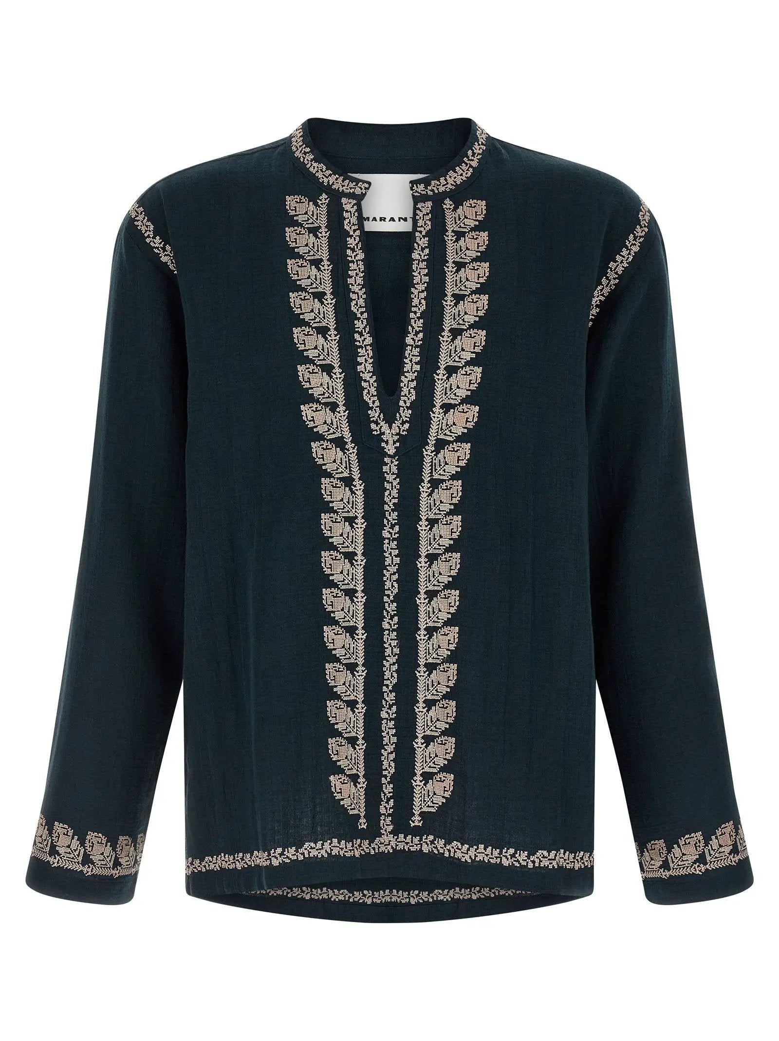 Isabel Marant Blue Cotton Blouse