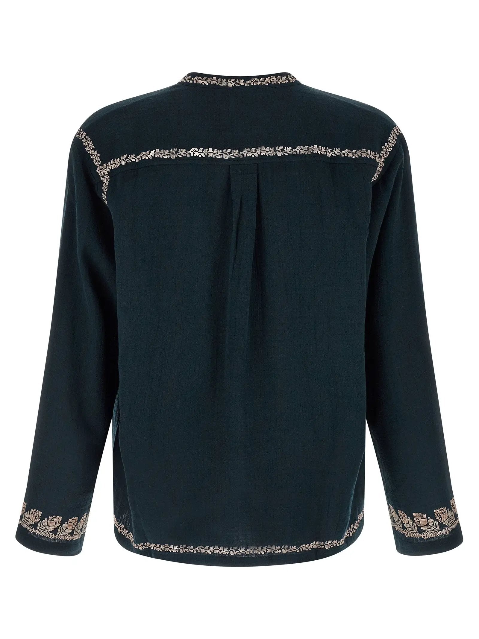 Isabel Marant Blue Cotton Blouse