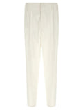 Brunello Cucinelli White Cotton Casual Pants