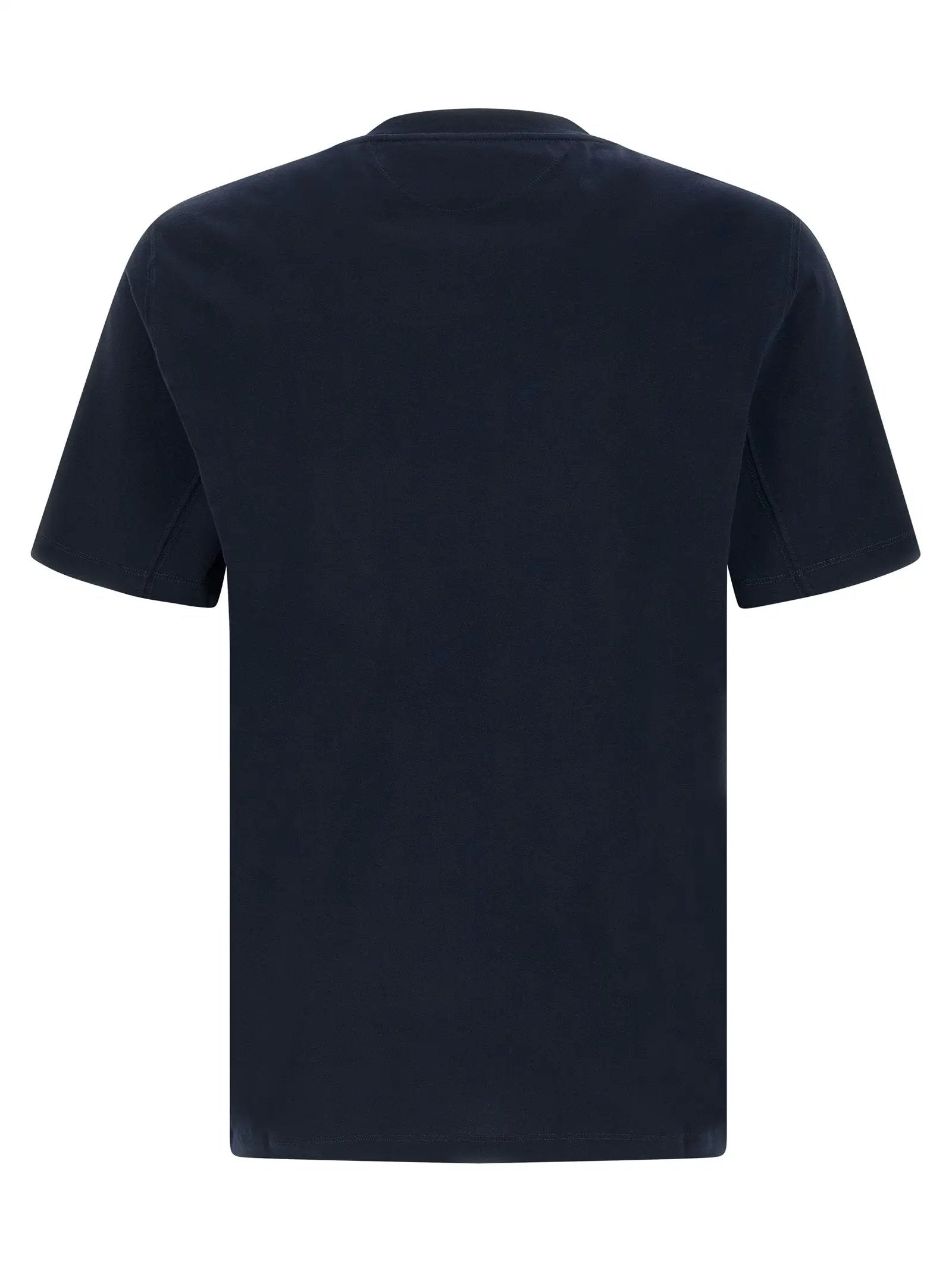 Brunello Cucinelli T-shirt en coton bleu