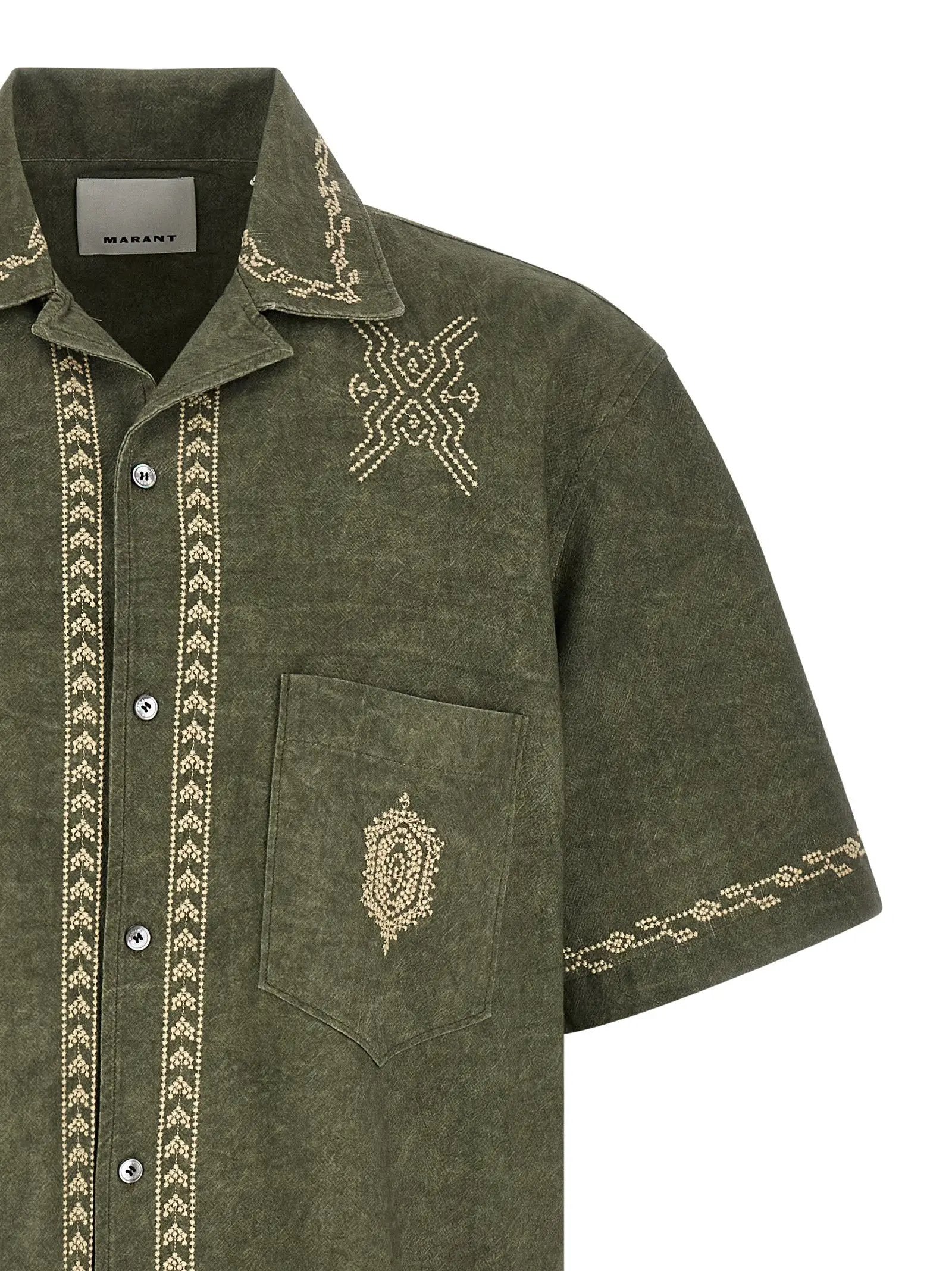 Isabel Marant Bicolor Cotton Blouse