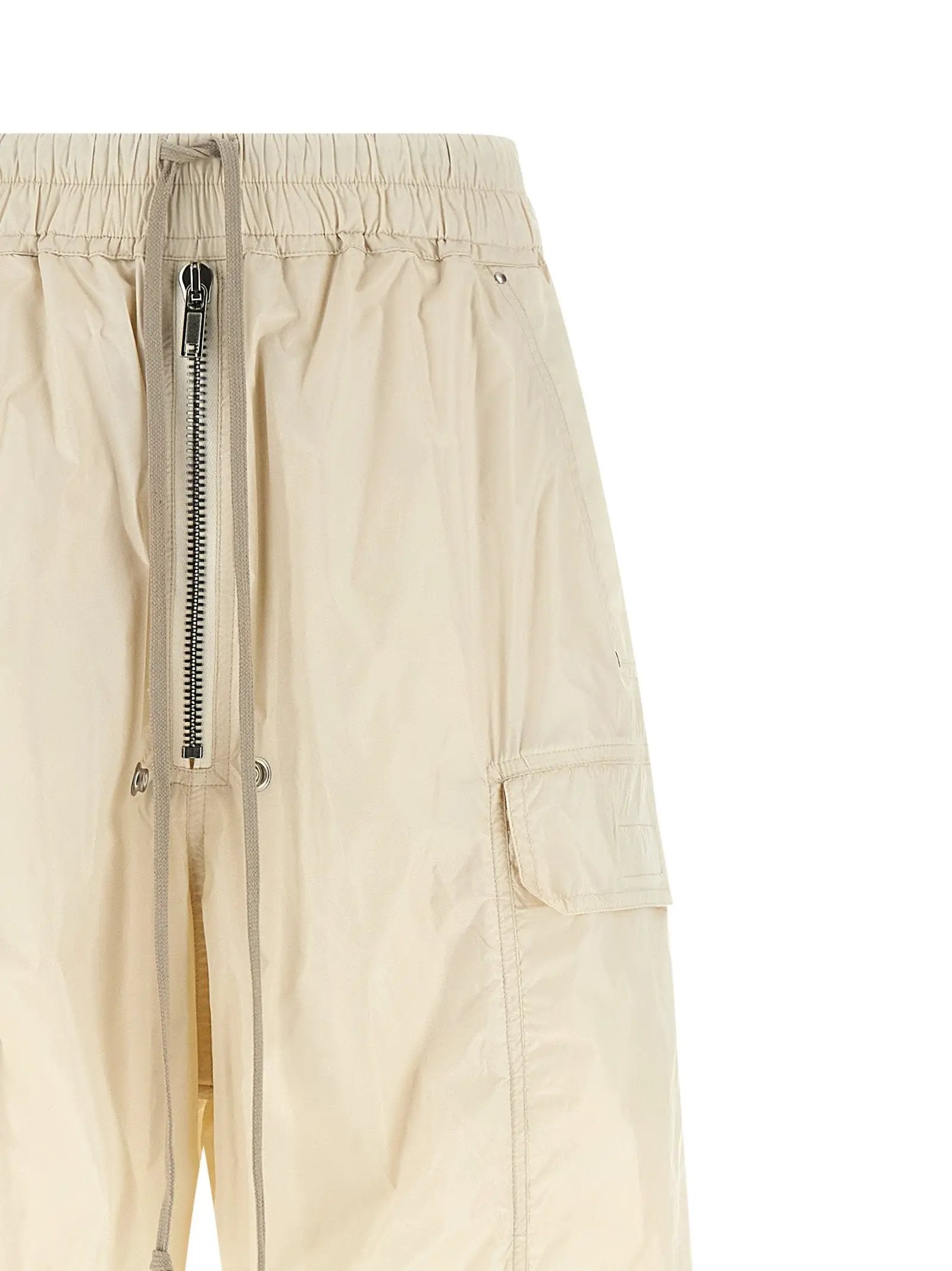 DRKSHDW Beige Nylon Cargo Pants
