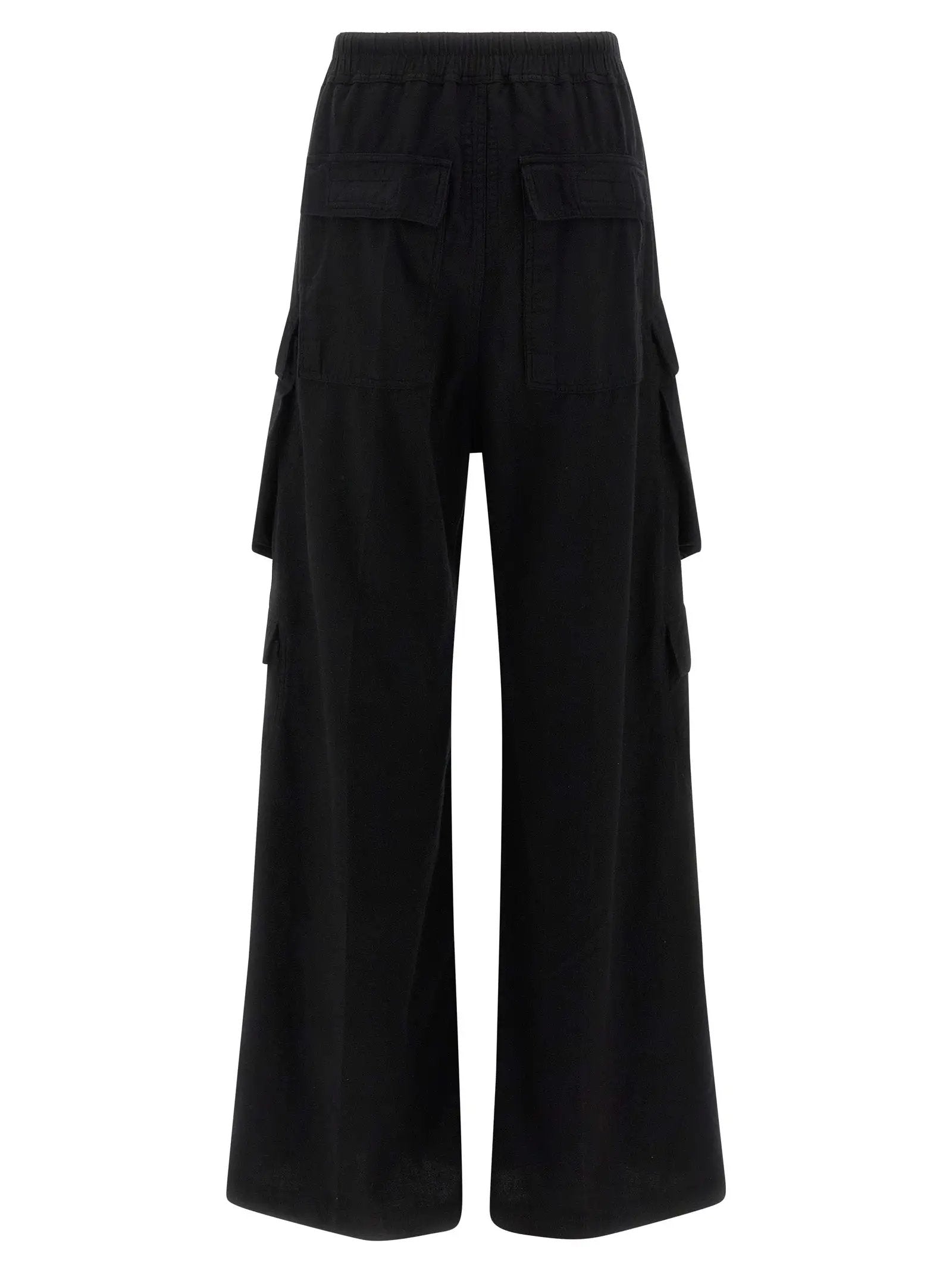 DRKSHDW Black Cotton Cargo Pants