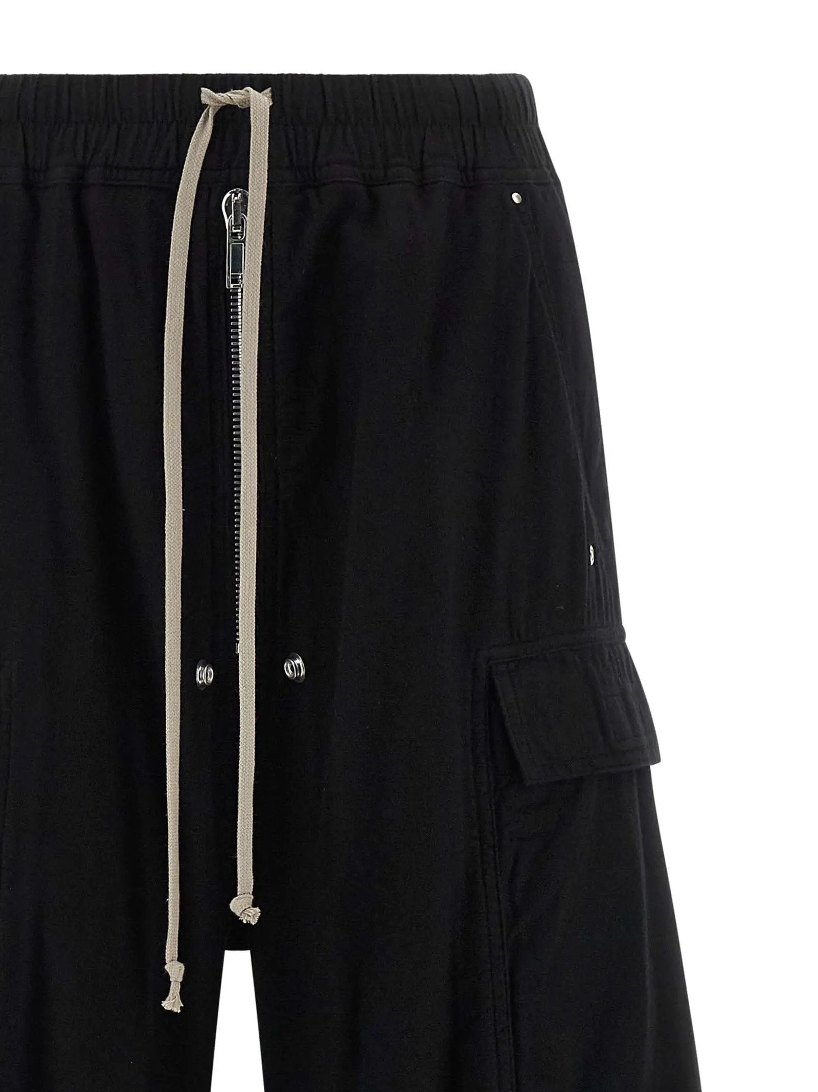 DRKSHDW Black Cotton Cargo Pants