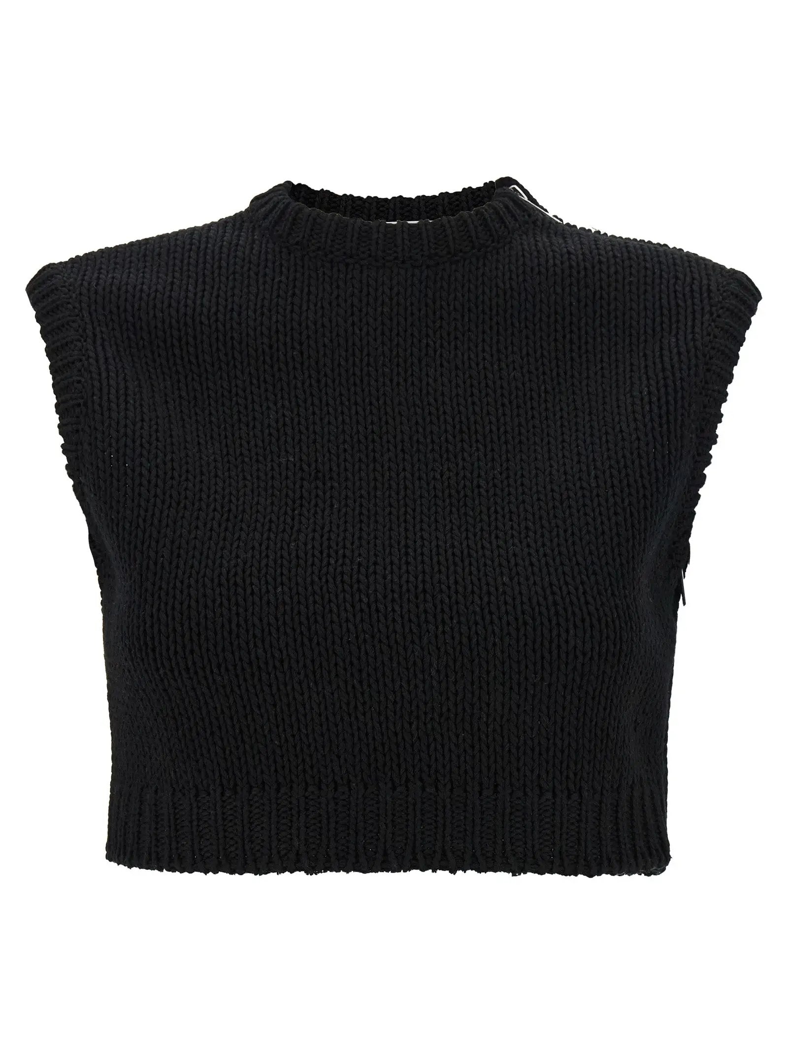 Max Mara Black Cotton Cardigan