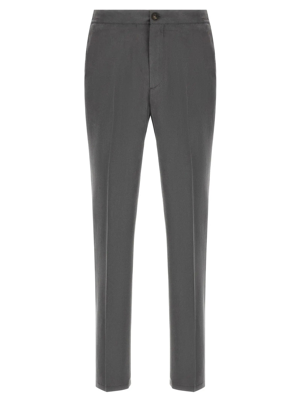 Pal Zileri Gray Lyocell Casual Pants