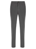 Pal Zileri Gray Lyocell Casual Pants