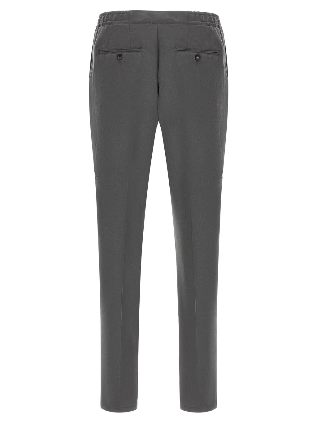 Pal Zileri Gray Lyocell Casual Pants
