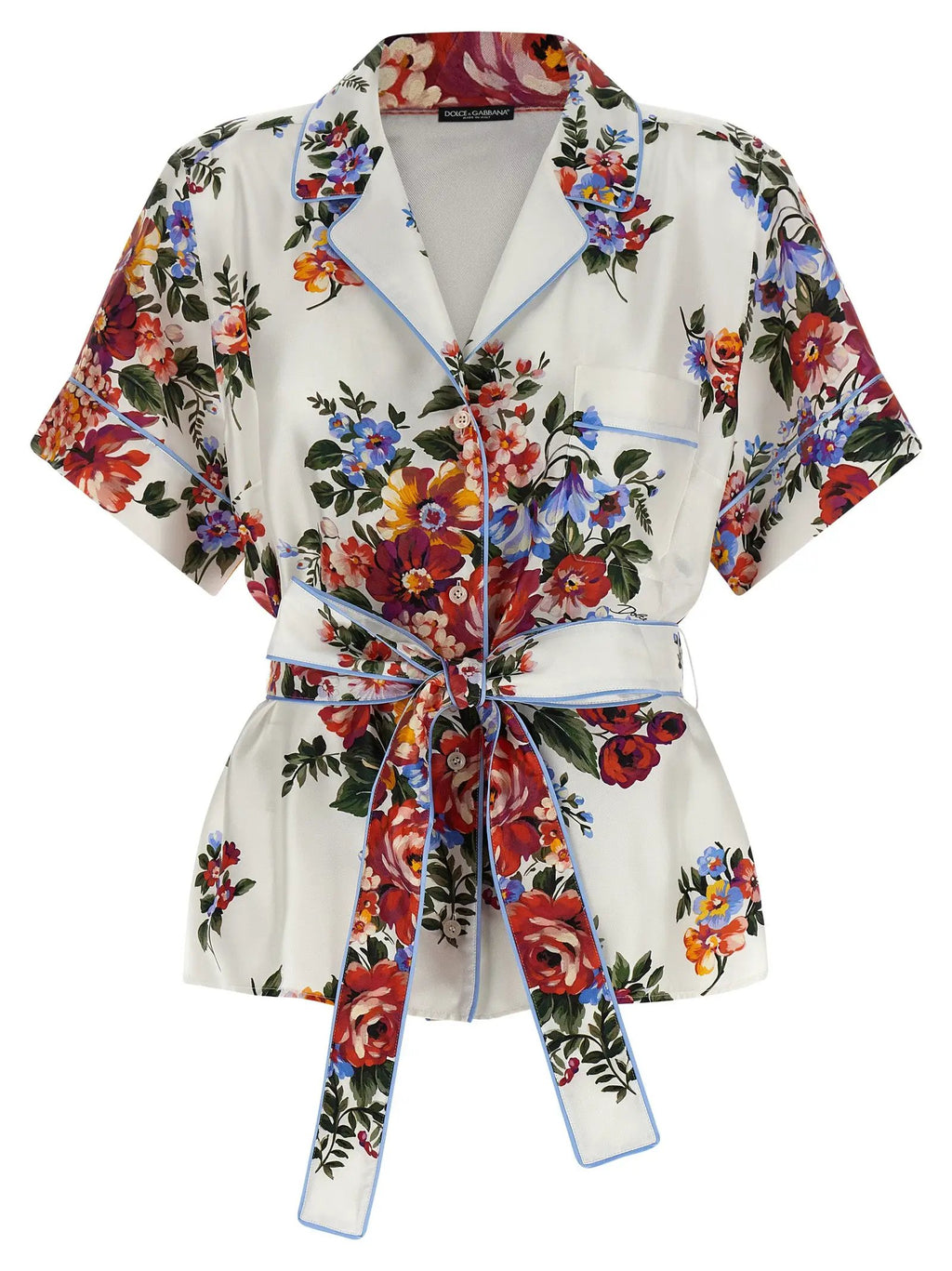 Blouse Dolce & Gabbana en soie blanche