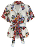 Blouse Dolce & Gabbana en soie blanche