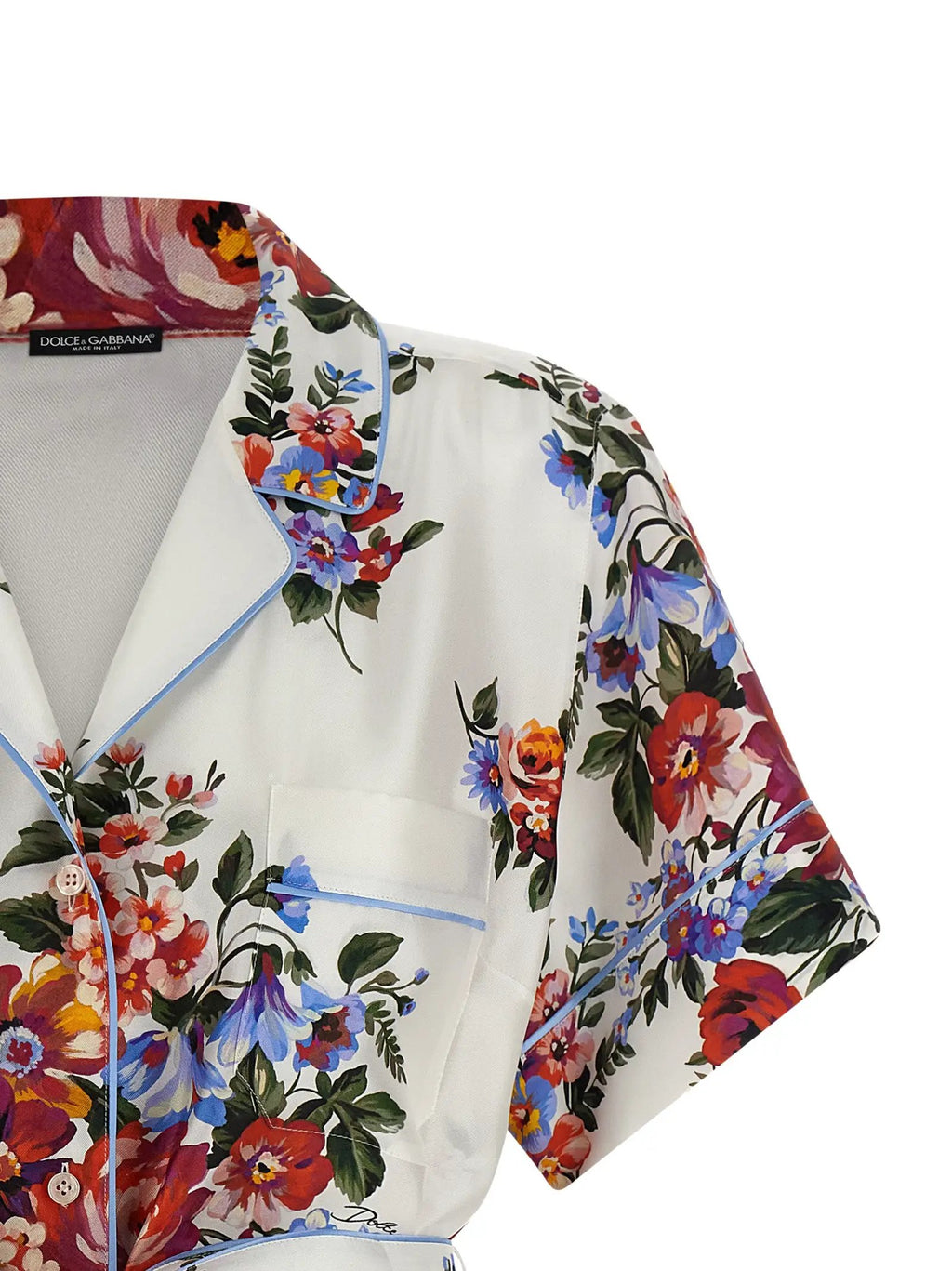 Blouse Dolce & Gabbana en soie blanche