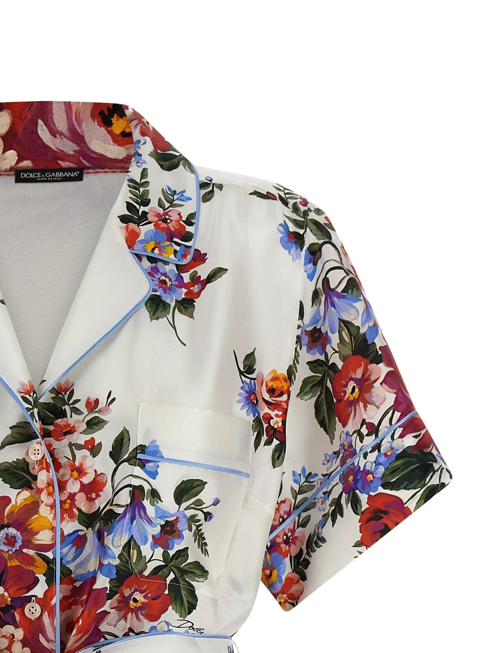 Blouse Dolce & Gabbana en soie blanche