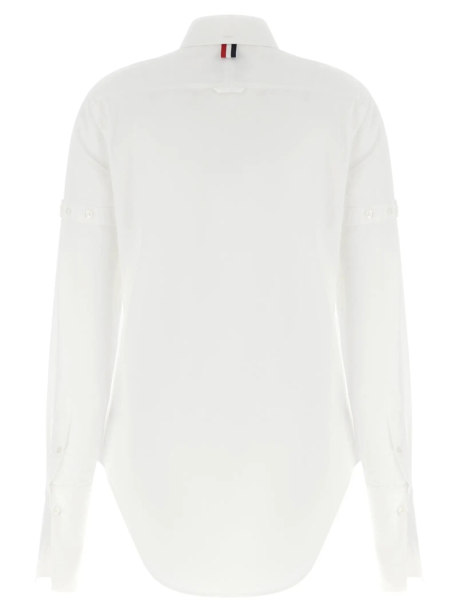 Thom Browne White Cotton Blouse