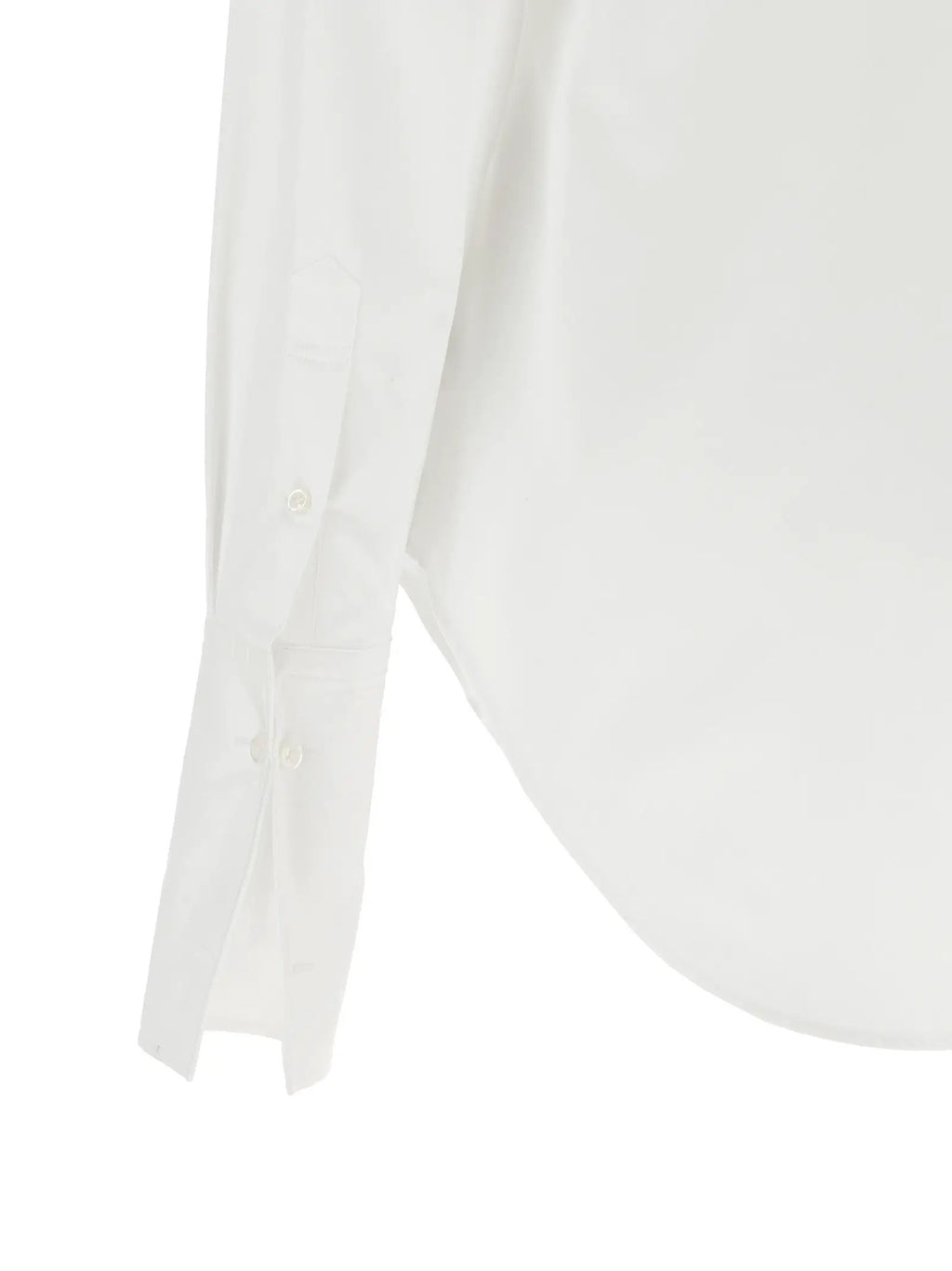 Thom Browne White Cotton Blouse
