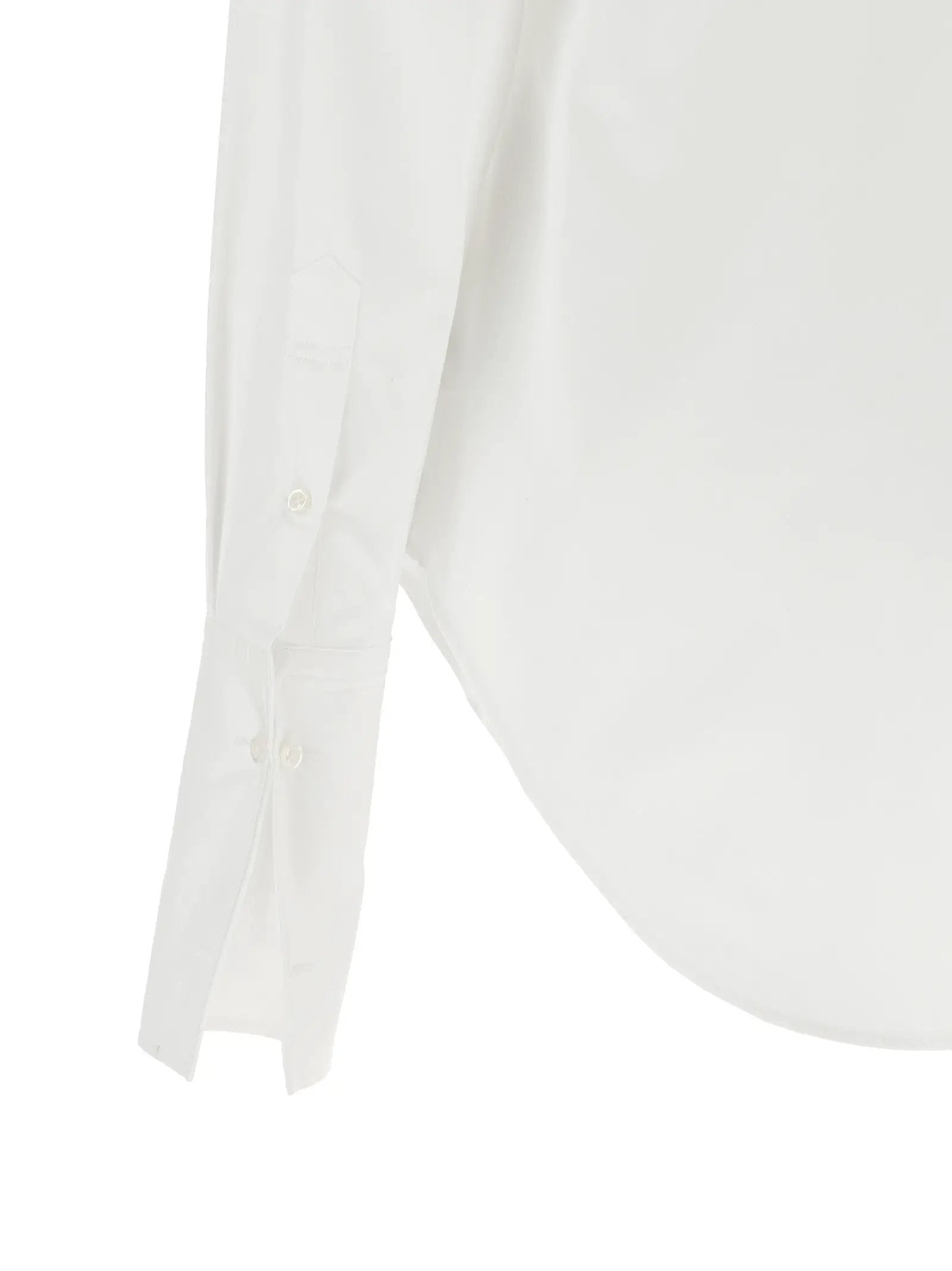 Thom Browne White Cotton Blouse