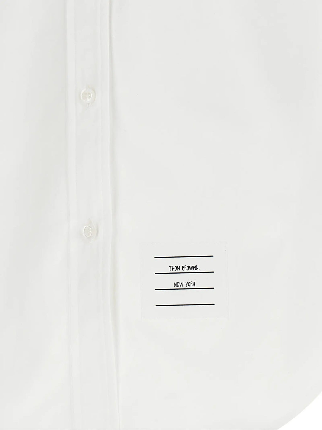 Thom Browne White Cotton Blouse