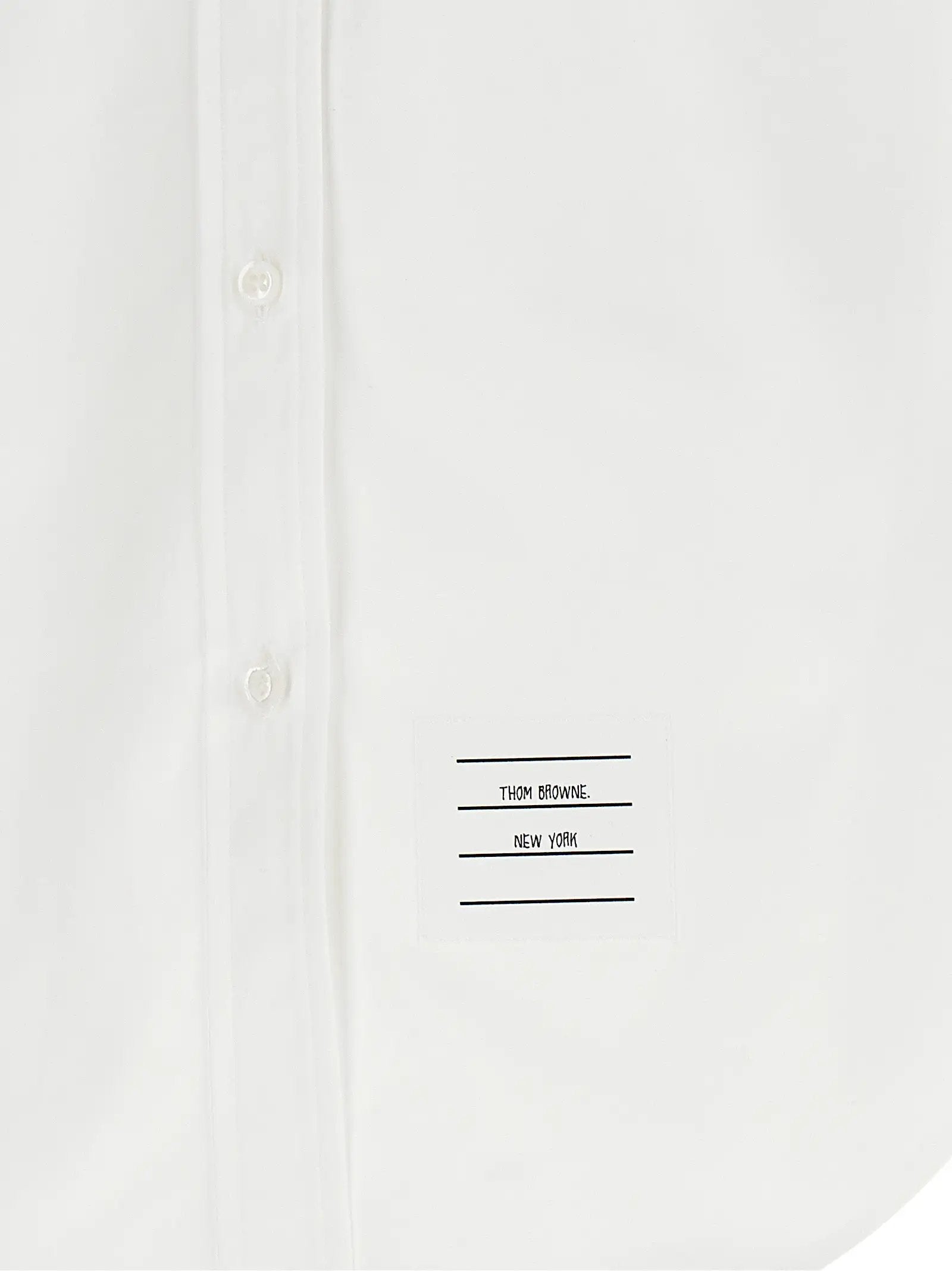 Thom Browne White Cotton Blouse