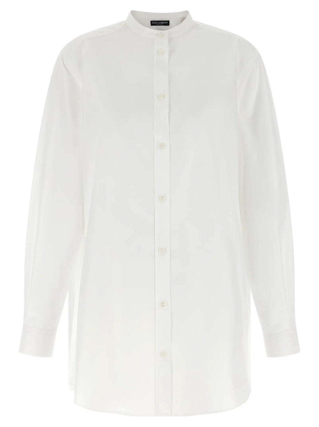 Dolce & Gabbana White Cotton Blouse