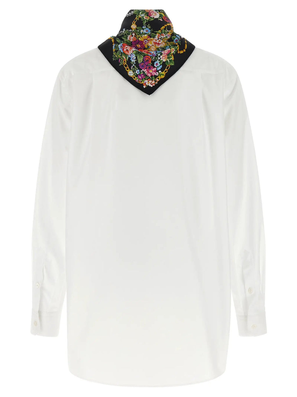 Dolce & Gabbana White Cotton Blouse