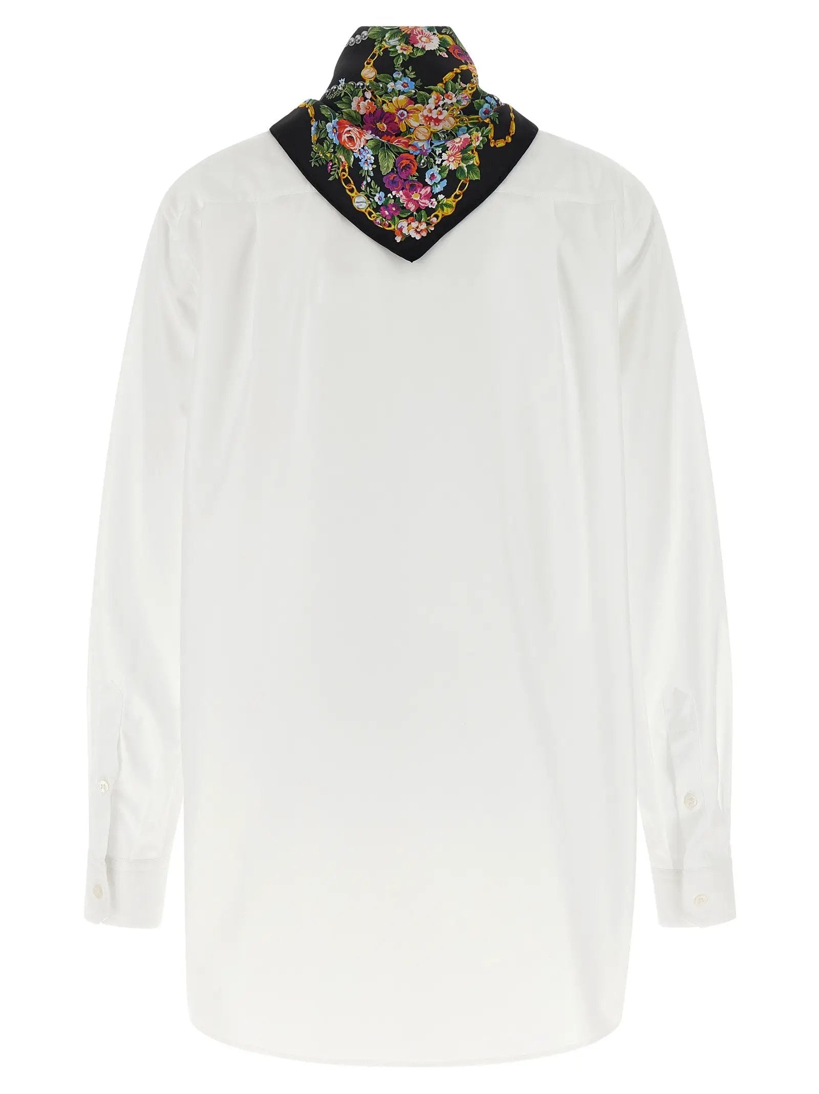 Dolce & Gabbana White Cotton Blouse