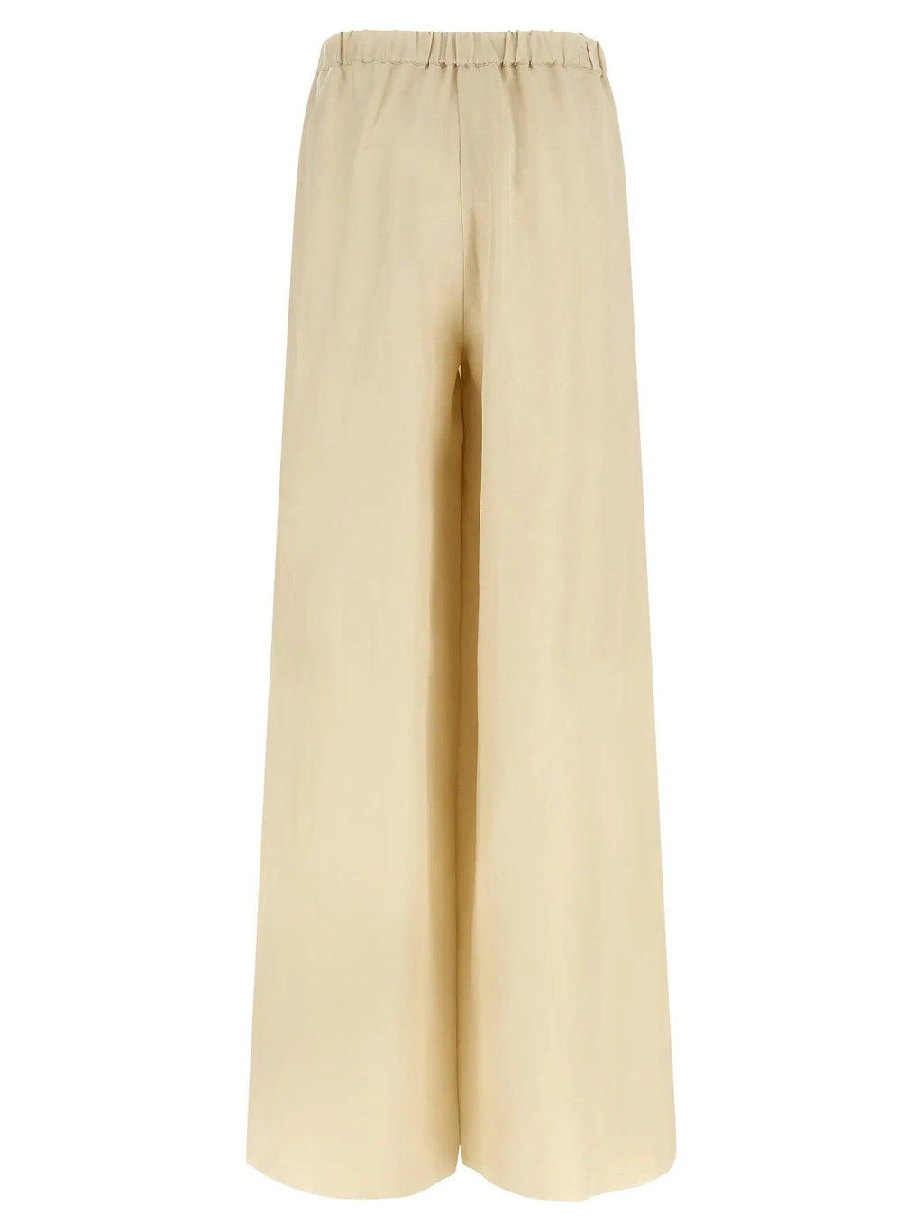 Max Mara Beige Linen Casual Pants