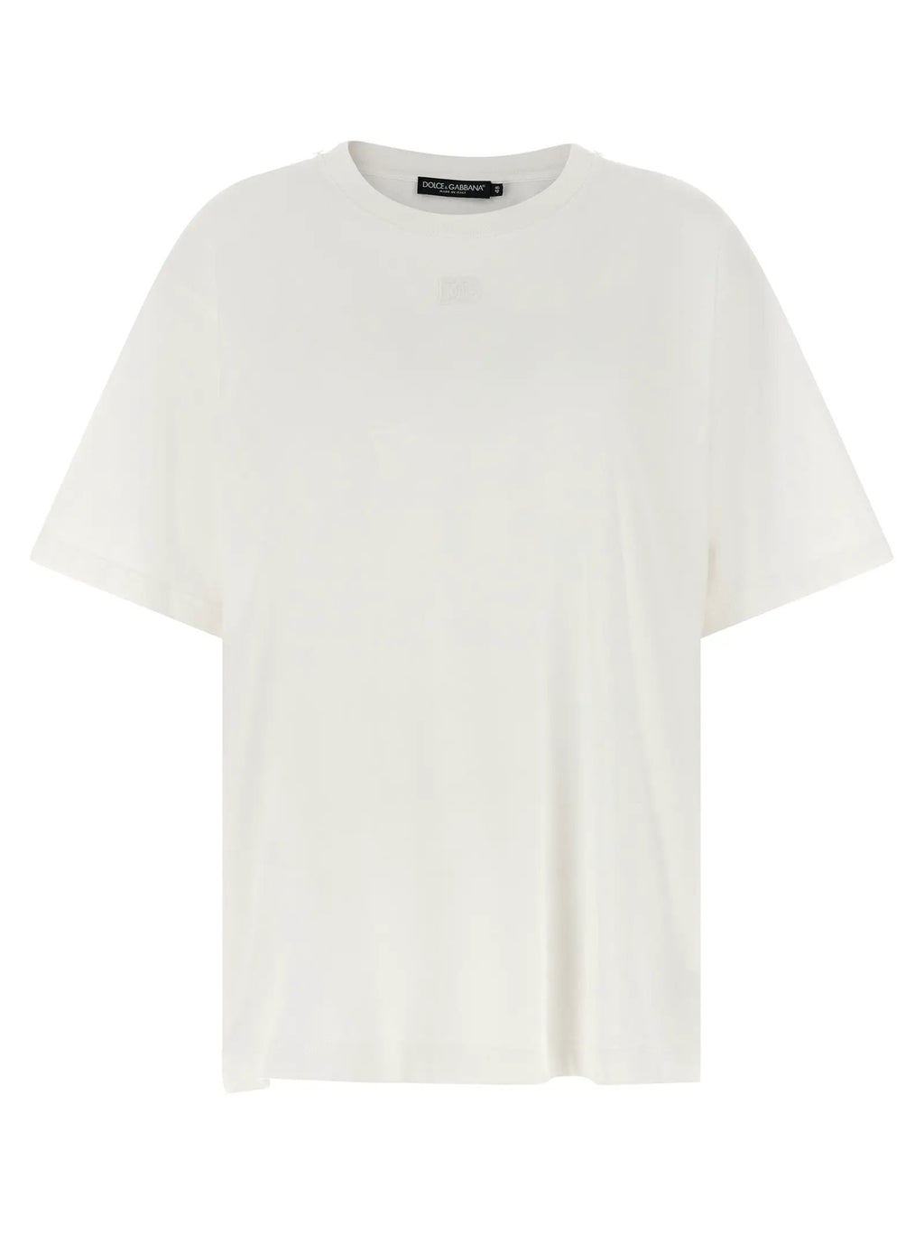 Dolce & Gabbana White Cotton T-Shirt
