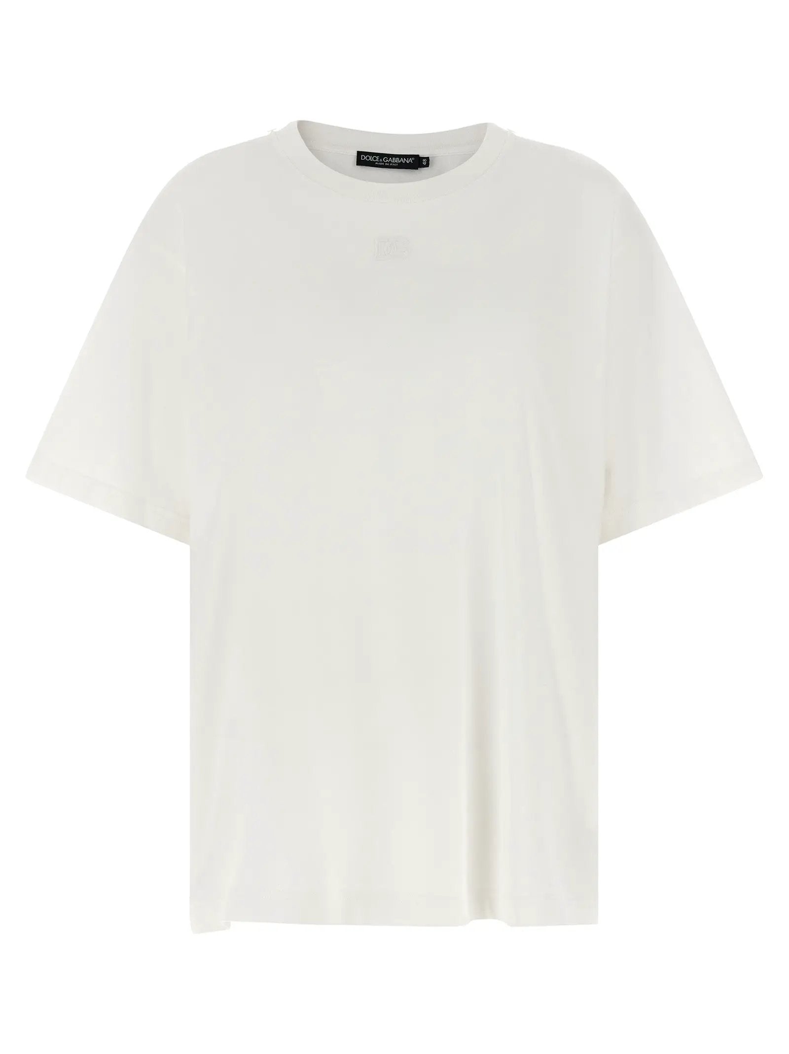 Dolce & Gabbana White Cotton T-Shirt