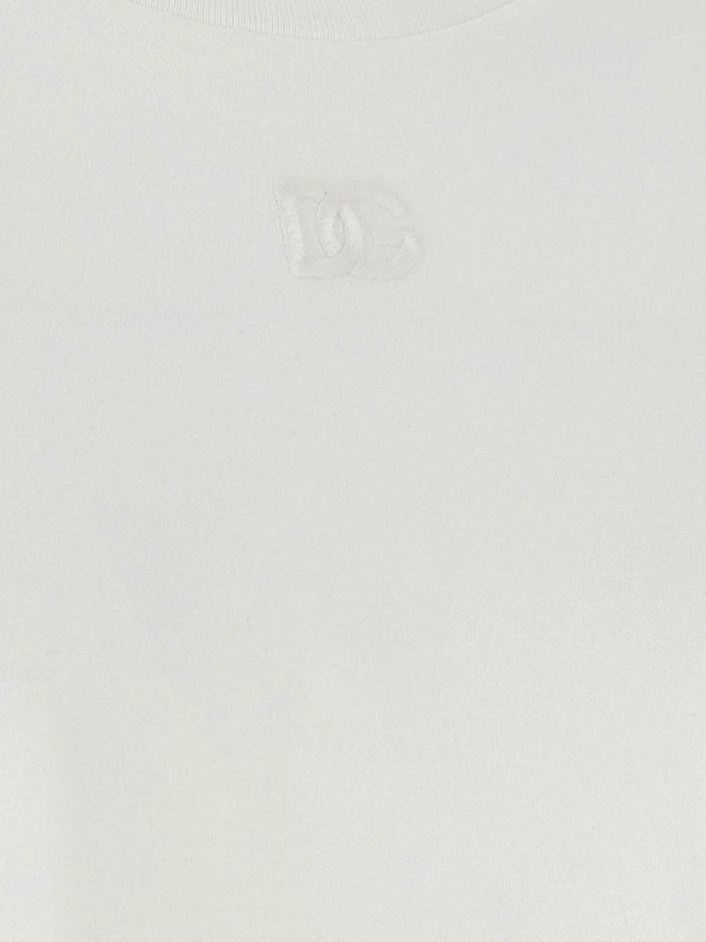 Dolce & Gabbana White Cotton T-Shirt