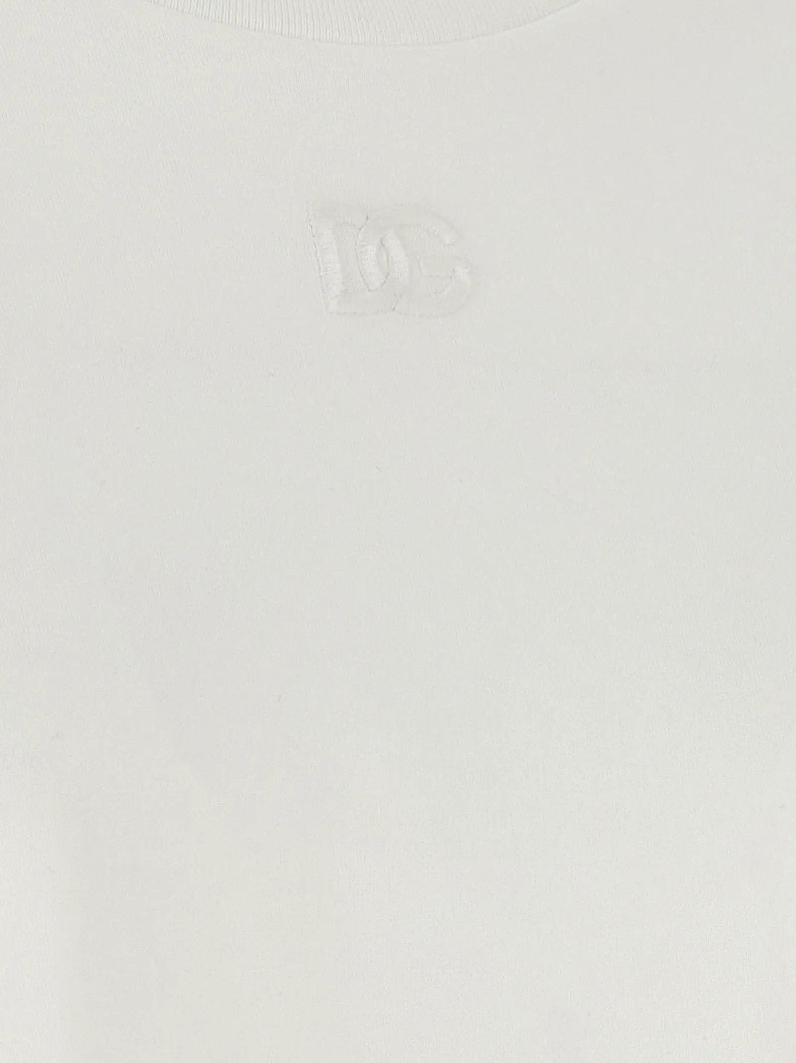 Dolce & Gabbana White Cotton T-Shirt
