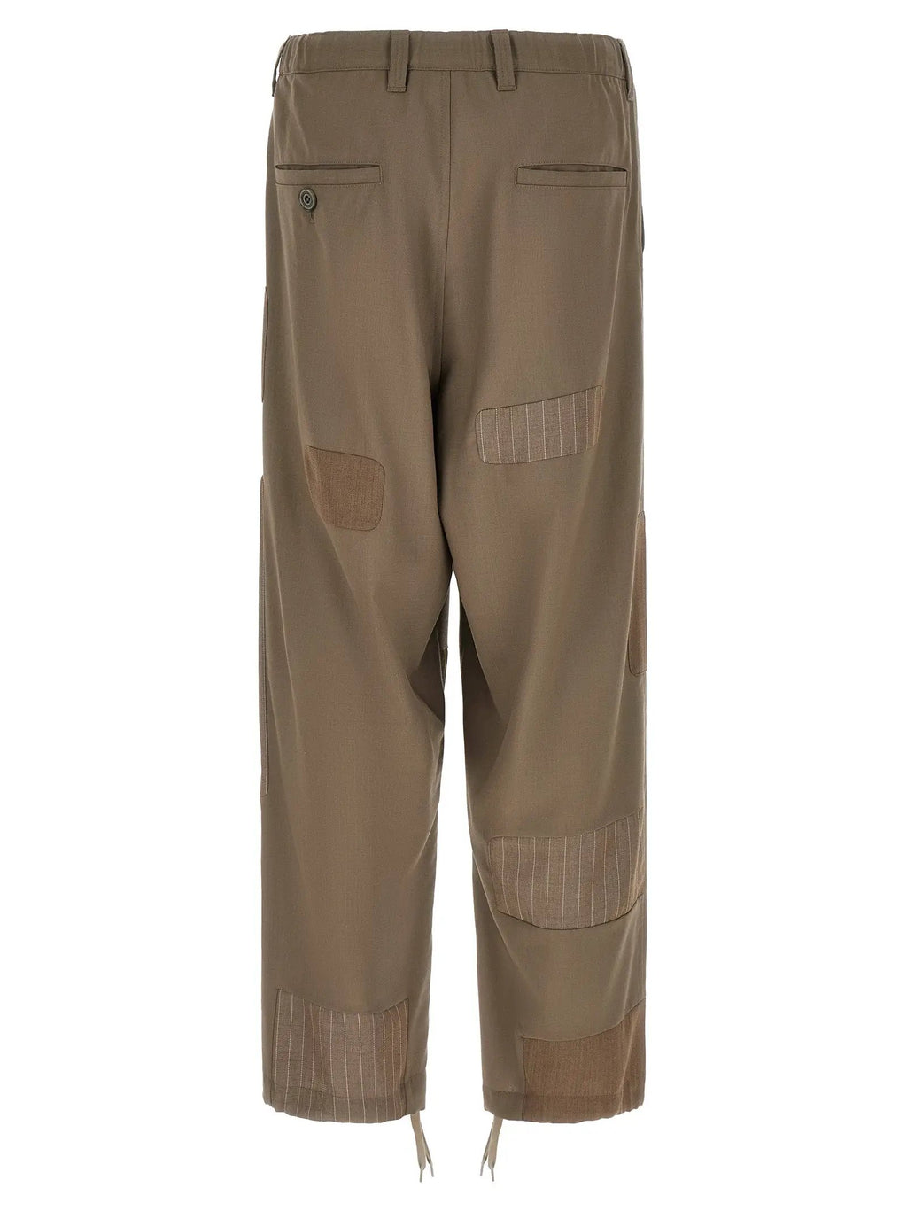 Maison Mihara Yasuhiro Beige Wool Casual Pants