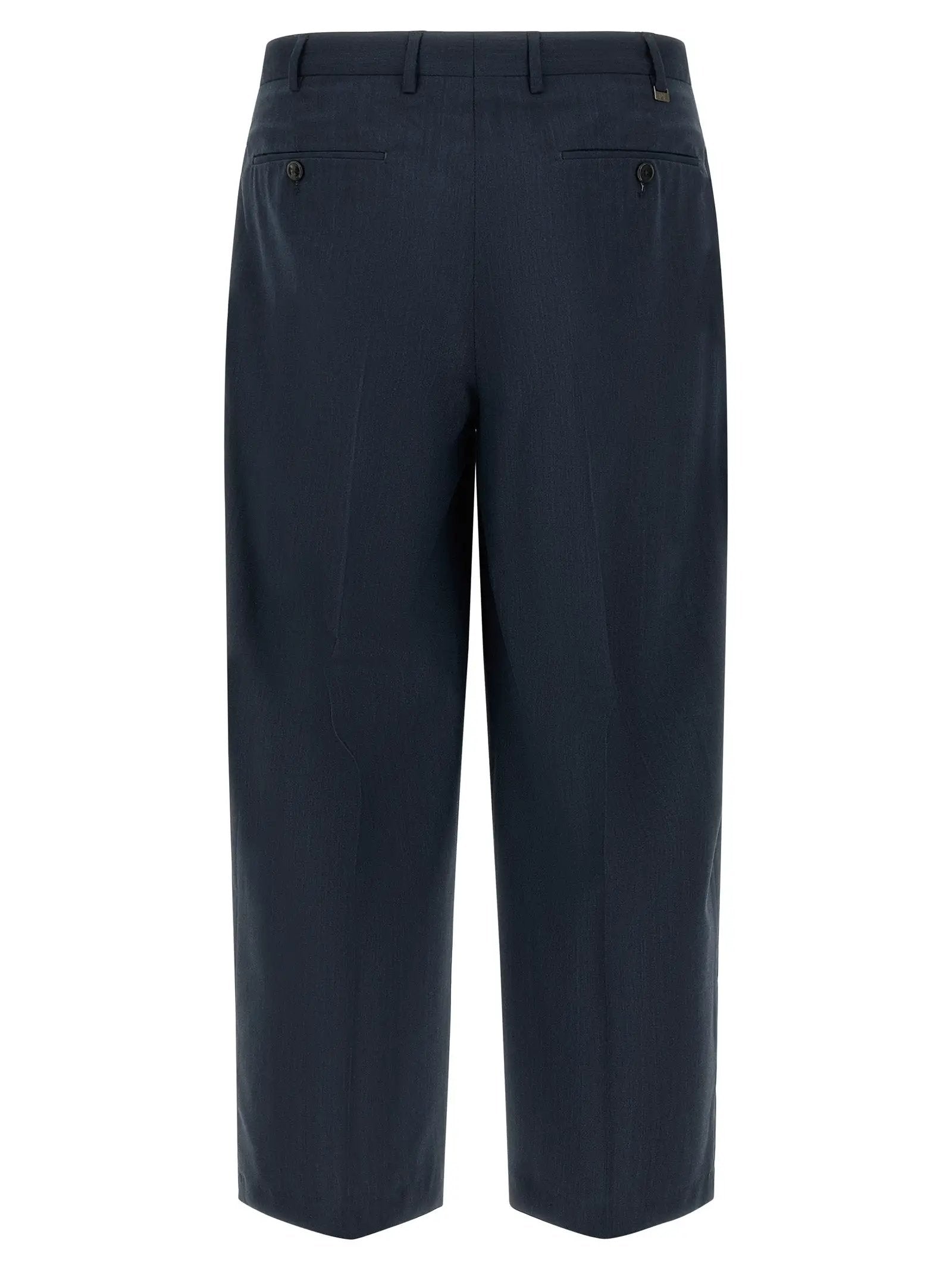 PT Torino Blue Virgin Wool Dress Pants