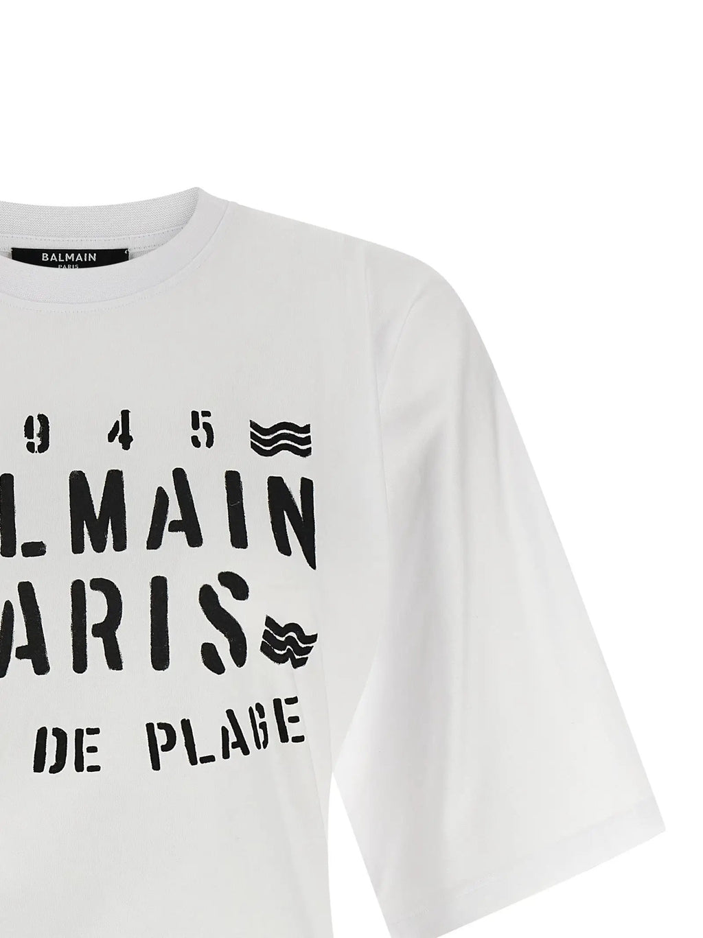 Balmain Bicolor Cotton T-Shirt