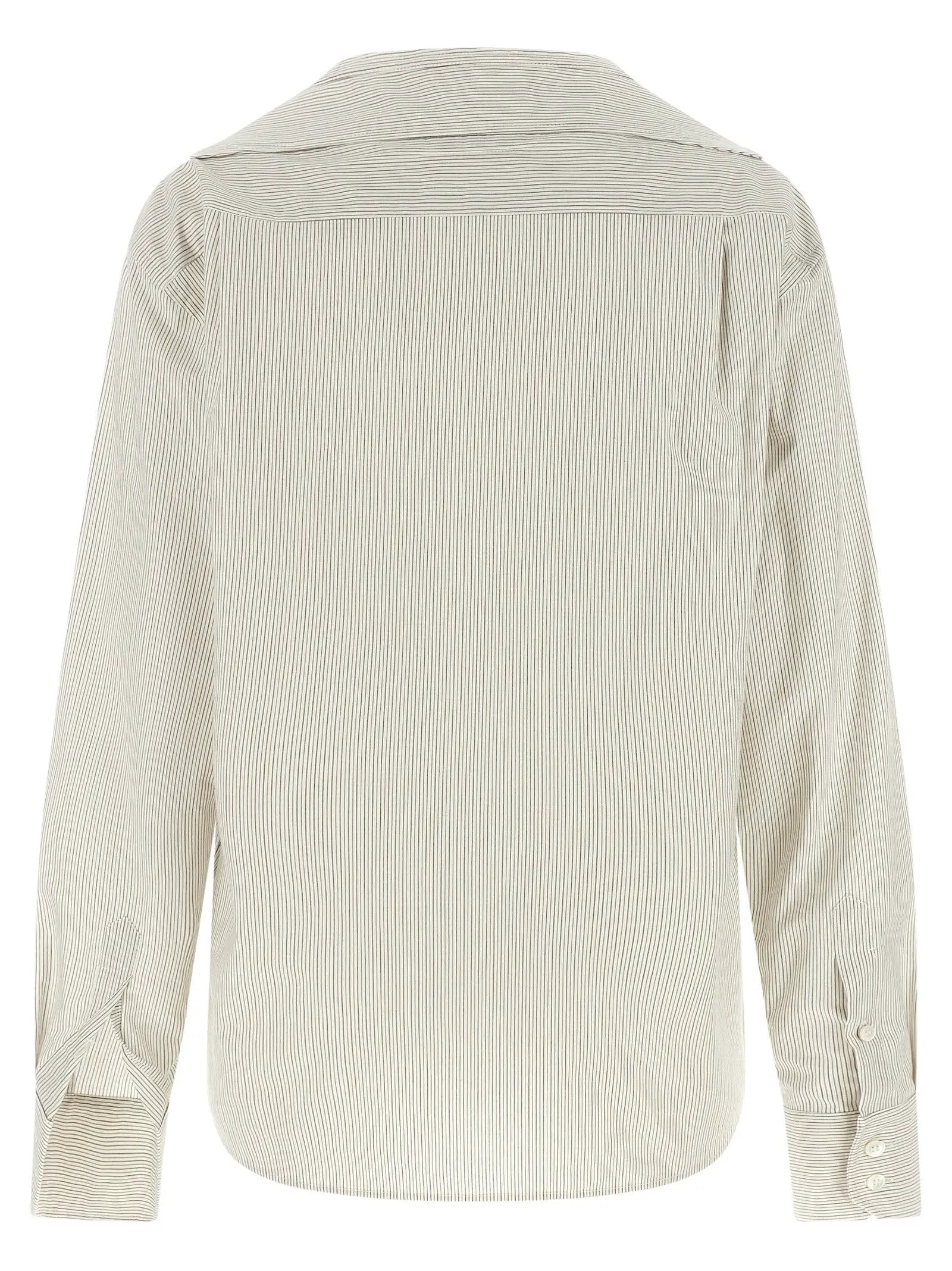 MM6 Maison Margiela Gray Cotton Blouse