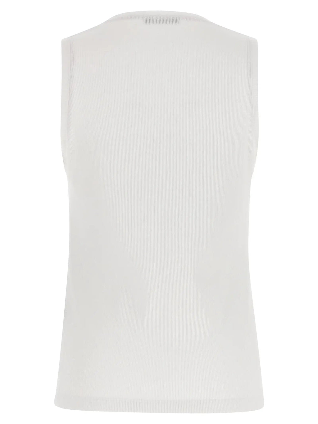 Balmain White Cotton Tank Tops