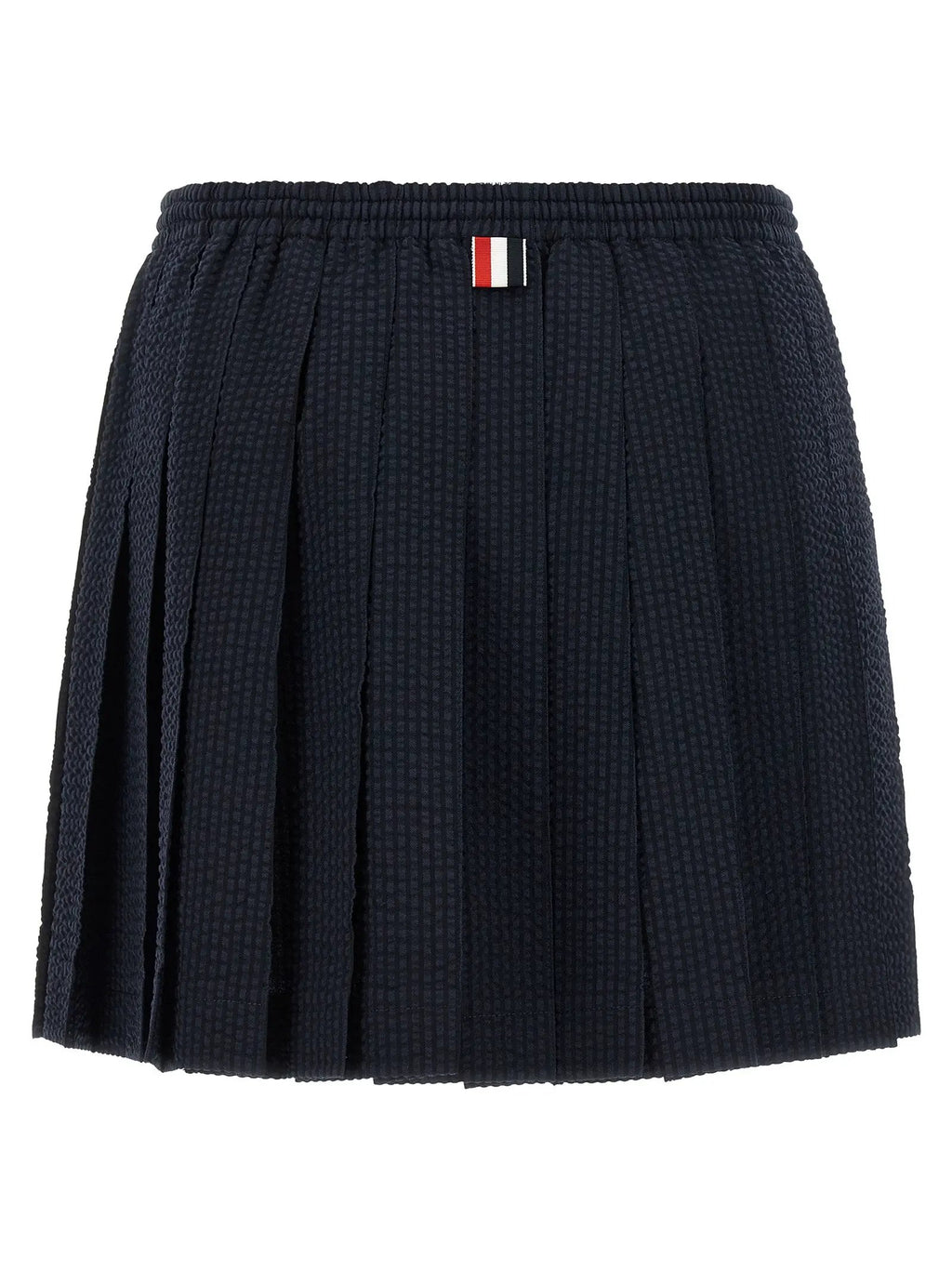 Thom Browne Blue Wool Long Skirt