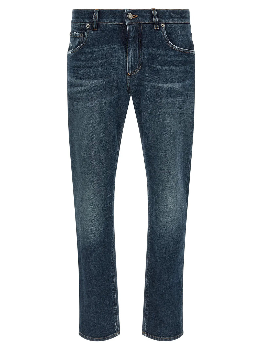 Dolce & Gabbana Blue Cotton Jeans Denim