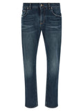 Dolce & Gabbana Blue Cotton Jeans Denim