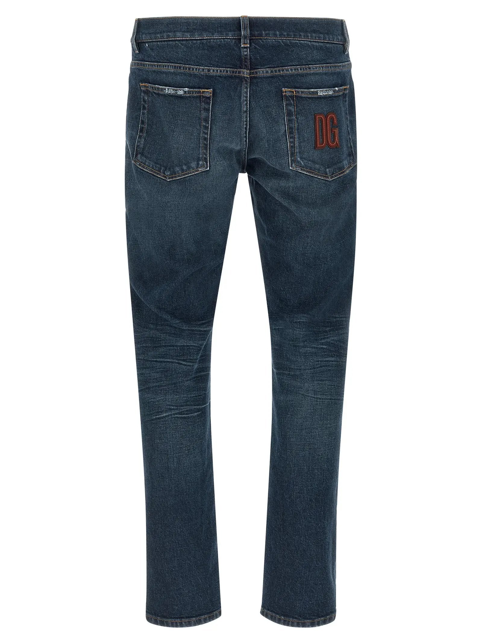 Dolce & Gabbana Blue Cotton Jeans Denim